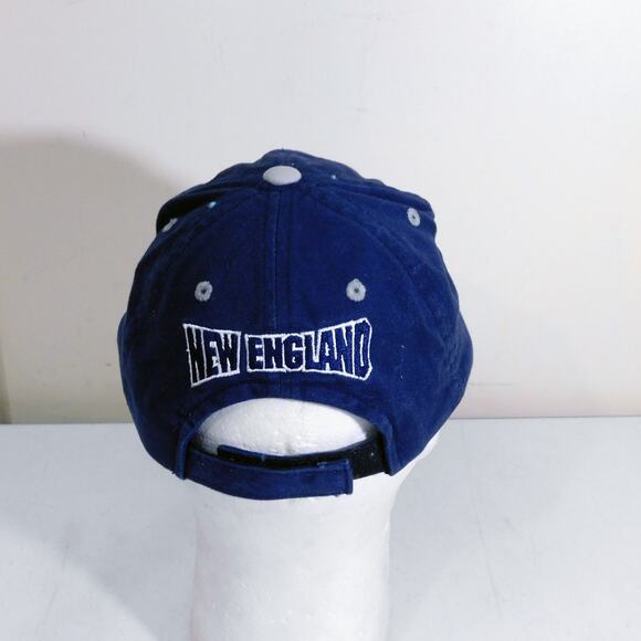 Vintage NFL New England Patriots Hat 90s Blue Gray Tagged Youth Fits Adult Heads - Picture 4 of 7